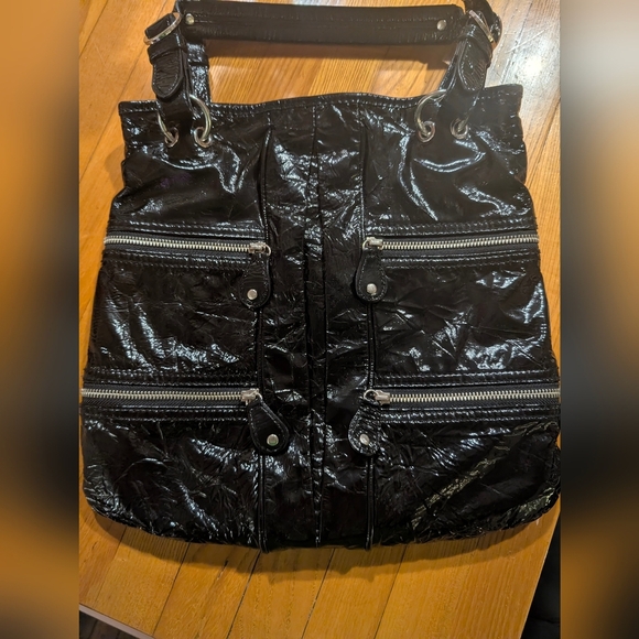 Via Spiga black patent leather purse - Picture 5 of 15
